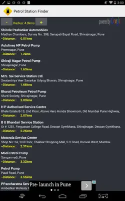 Petrol Station Finder android App screenshot 7